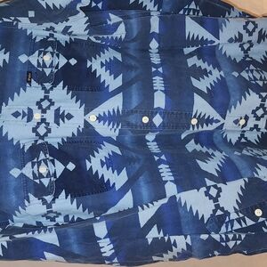 Mens Polo Ralph Lauren Aztec Button Up